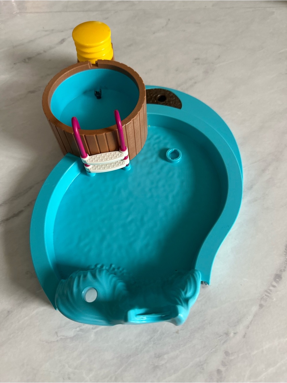 Playmobil 70611 CHILDRENS POOL with brown Whirlpool replacement part 2021 as is